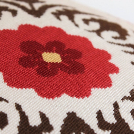 suzani modern needlepoint canvas diy by ModernNeedleworks