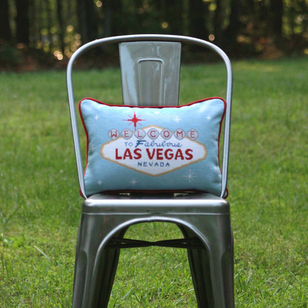 las vegas retro modern needlepoint pattern diy