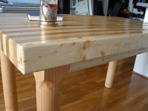 Butcher Block Dining Table