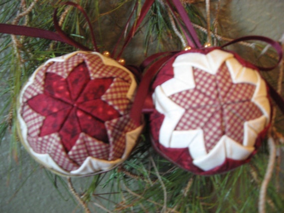 Quilted Christmas No-Sew Ornament Complete Pattern