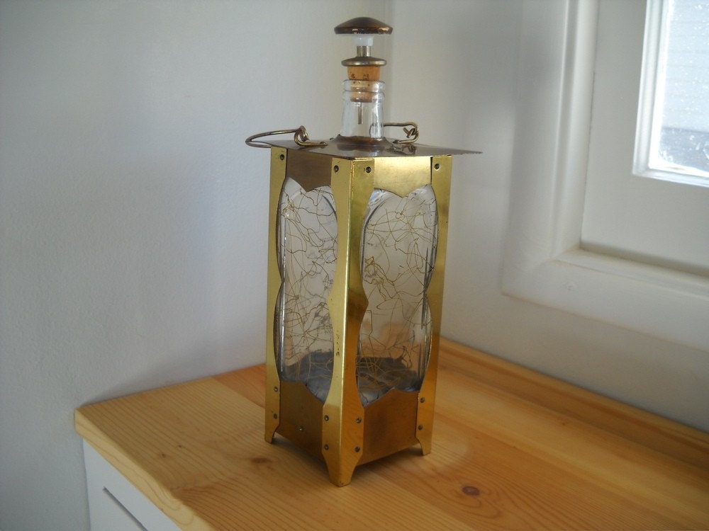 1950s Atomic liquor bottle music box decanter SALE WORKS Eames