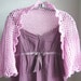 SALE - Light and Lacy Crochet Shrug / Bolero in Sweet Pink - 30% OFF