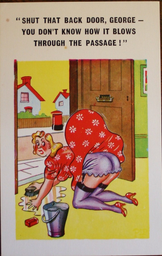 Vintage Comic Saucy Seaside Postcard 