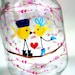Air Force Ribbon Love Birds (High Heels & Boots) - 1 Glass Jar Tumbler : Support Our Troops