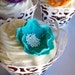 12 fondant flowers (EDIBLE)