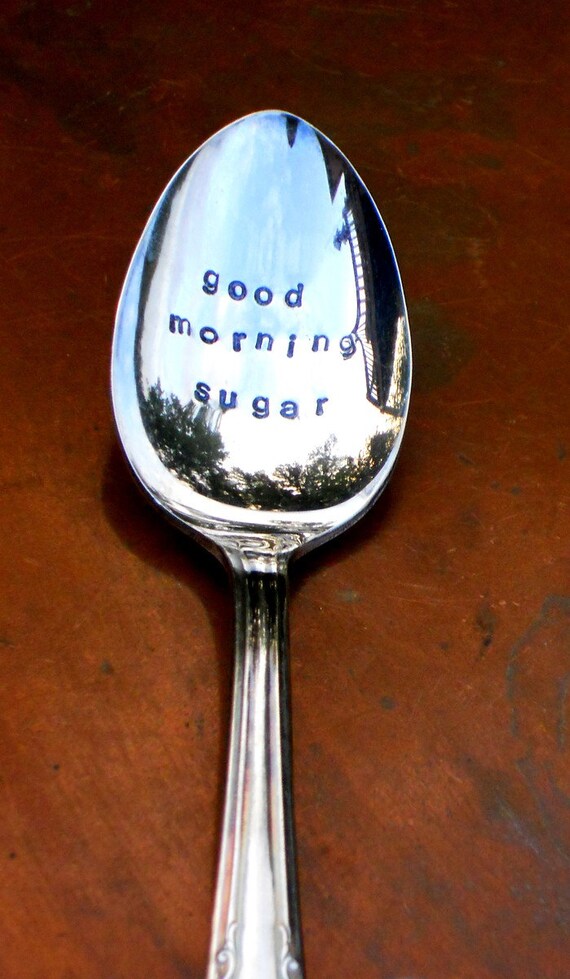 coffee hill sugar Good Upcycled Coffee Vintage Original Sugar Spoon Handmade Morning coffee hill sugar Good Upcycled Coffee Vintage Original Sugar Spoon Handmade Morning