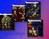 Religious Digital Collage Sheet Stained Glass Window Images Scrabble Tile sheet 151 Il_170x135