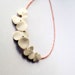 nO.191 'pansies between pink corals' necklace, made to order