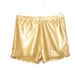 Amazing gold lame high waist hot pants size - S/M- L