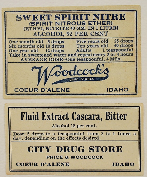 Old fashioned drug store