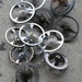 Vintage alarm clock balance wheels -- set of 12