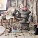 ANTON PIECK - The Painter's Studio - PRINT - perfect for framing