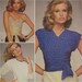 Ballerina Wrap Tops Pattern Fitted, Straps, Sleeves, Sleeveless Butterick No. 4126 UNCUT Size 8 to 10 (Bust 31.5 to 32.5" 80 to 83cm)