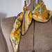 The Vera Neumann Yellow Floral Square Scarf: