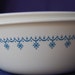 Set of 2 Vintage Corelle Snowflake Blue 1 Quart Serving Bowls Beautiful Excellent Condition Blue Snowflakes