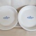 Set of 2 Vintage Corning Ware 9 inch Pie Plates Cornflower Blue number P-309