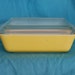 Vintage Pyrex 503 Refrigerator Dish Yellow Pyrex Covered Dish