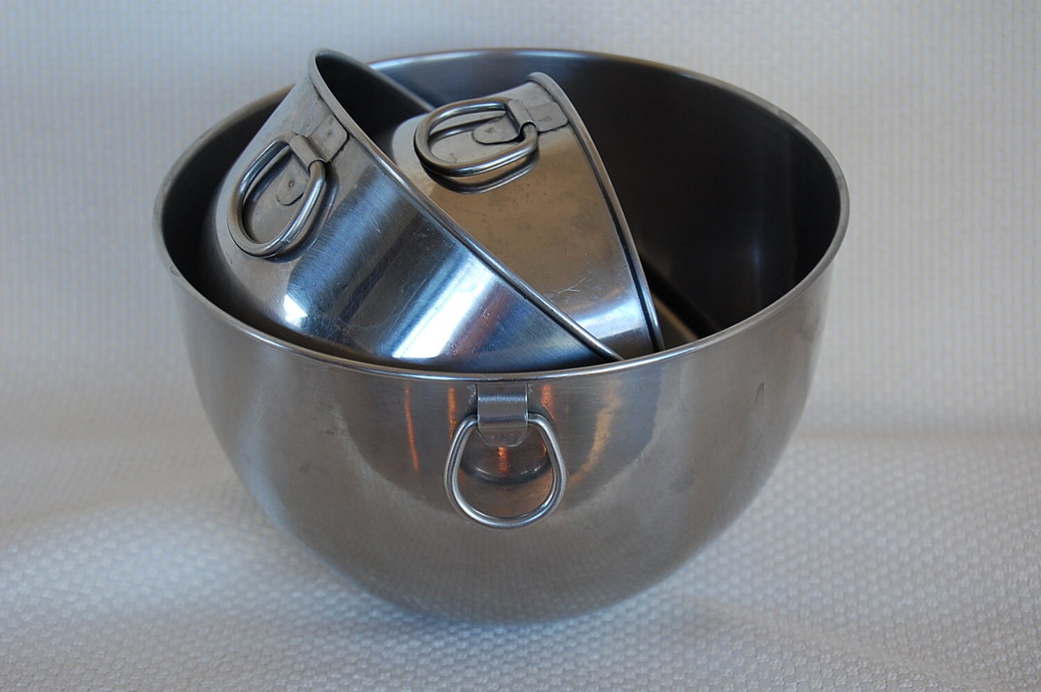 Vintage Stainless Steel Mixing Bowls ONE Revere Ware and TWO