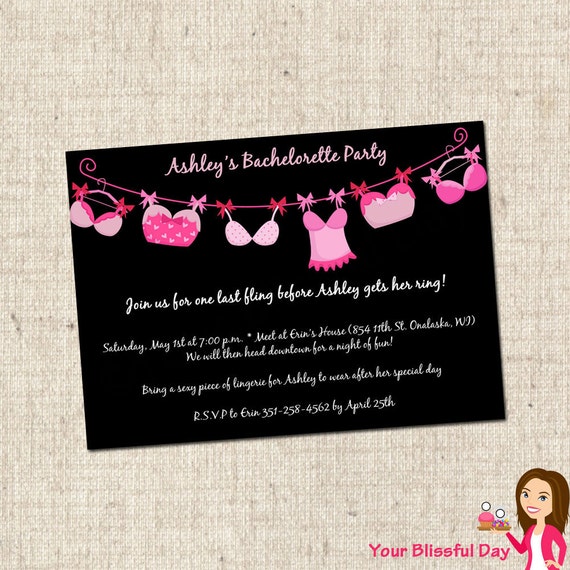 Free Bachelorette Party Invitations 3