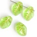 Czech Glass Beads 14x9 mm Light Green 20 pcs