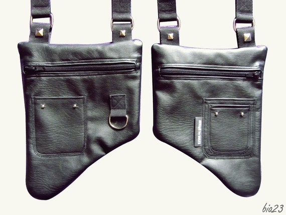HOLSTER bAg / Unisex / ADJUSTABLE / Vegan leather by bia23 steampunk buy now online