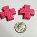 Small Chunky Bright Stone Crosses