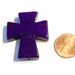 Medium Purple Stone Cross