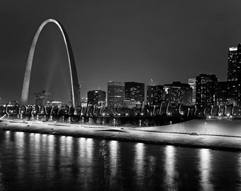 St louis skyline | Etsy