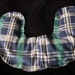 Heat Therapy Rice Bag for Neck, Men's Green & Blue Plaid