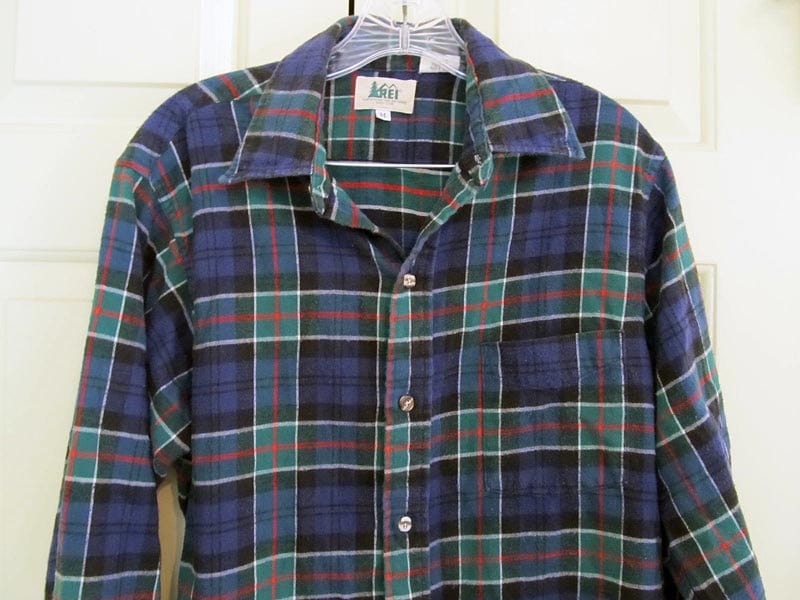 Tartan flannel shirt by REI in Clan Colquhoun