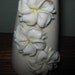 Vintage Signed by Artist Okamuto Porcelain Hawaiian Bud Vase
