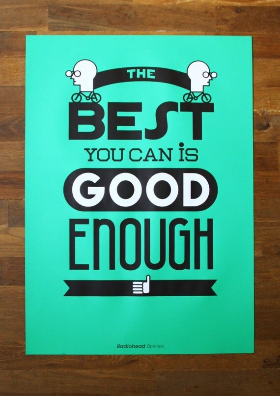 Items similar to Best You Can Silkscreen Print on Etsy