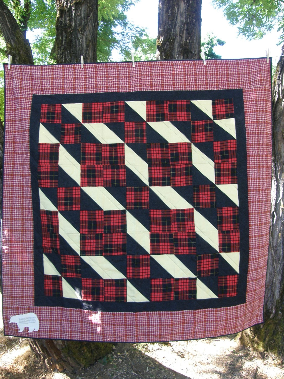 tartan-plaid-traditional-wool-quilt-by-moondancetextiles-on-etsy