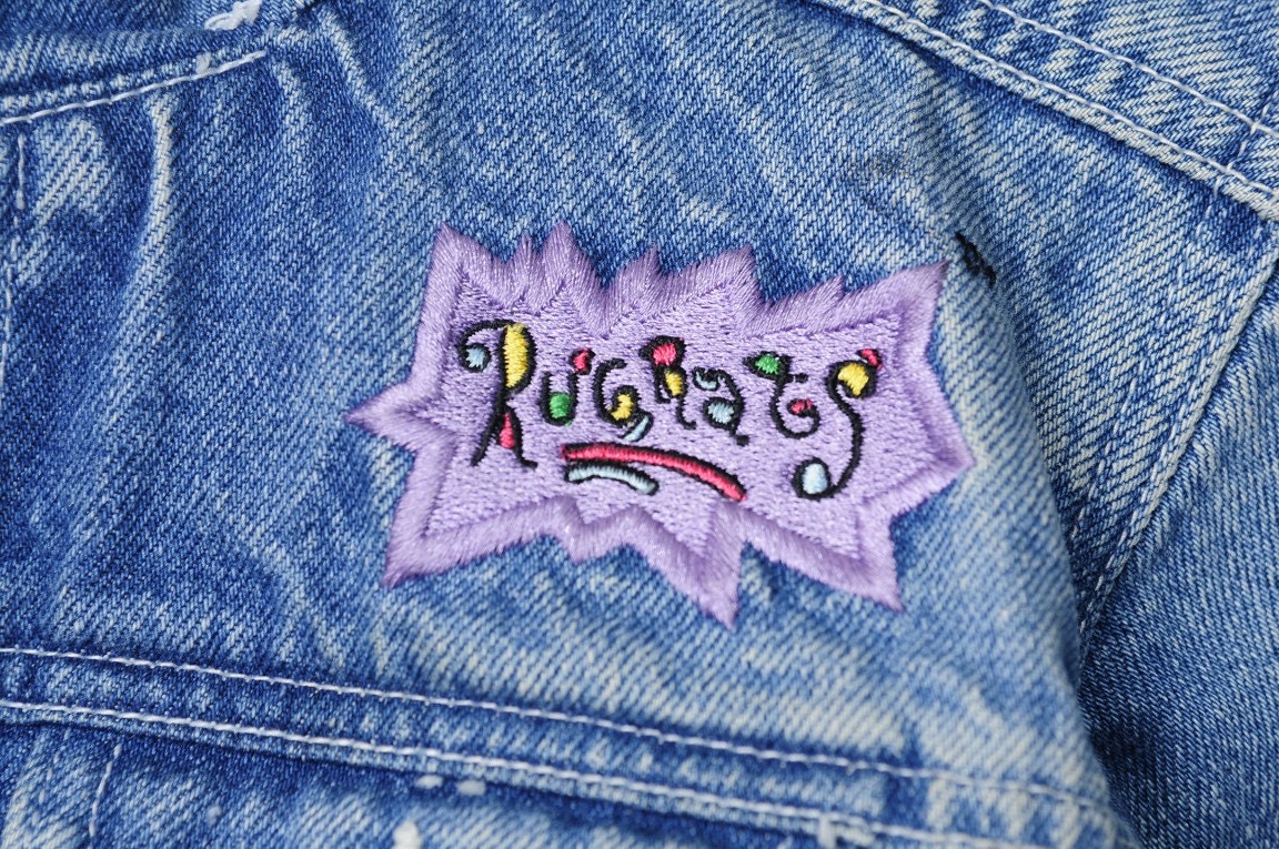 Childrens Vintage 90s Nickelodeon Rugrats Denim Jacket