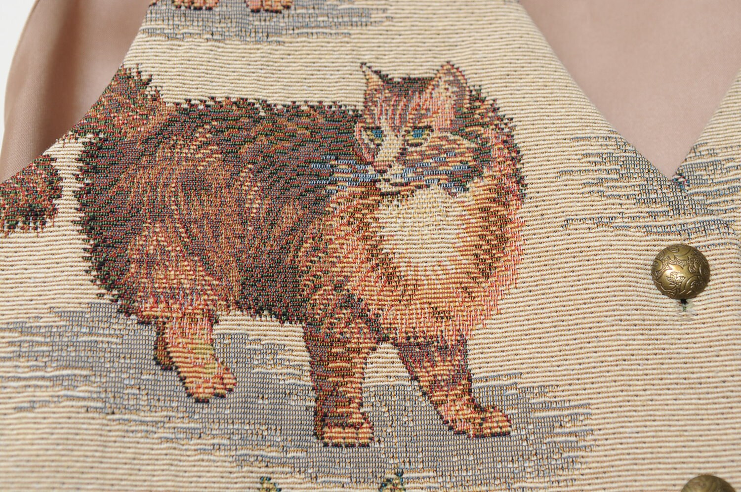 Vintage Fantastic Cat Vest