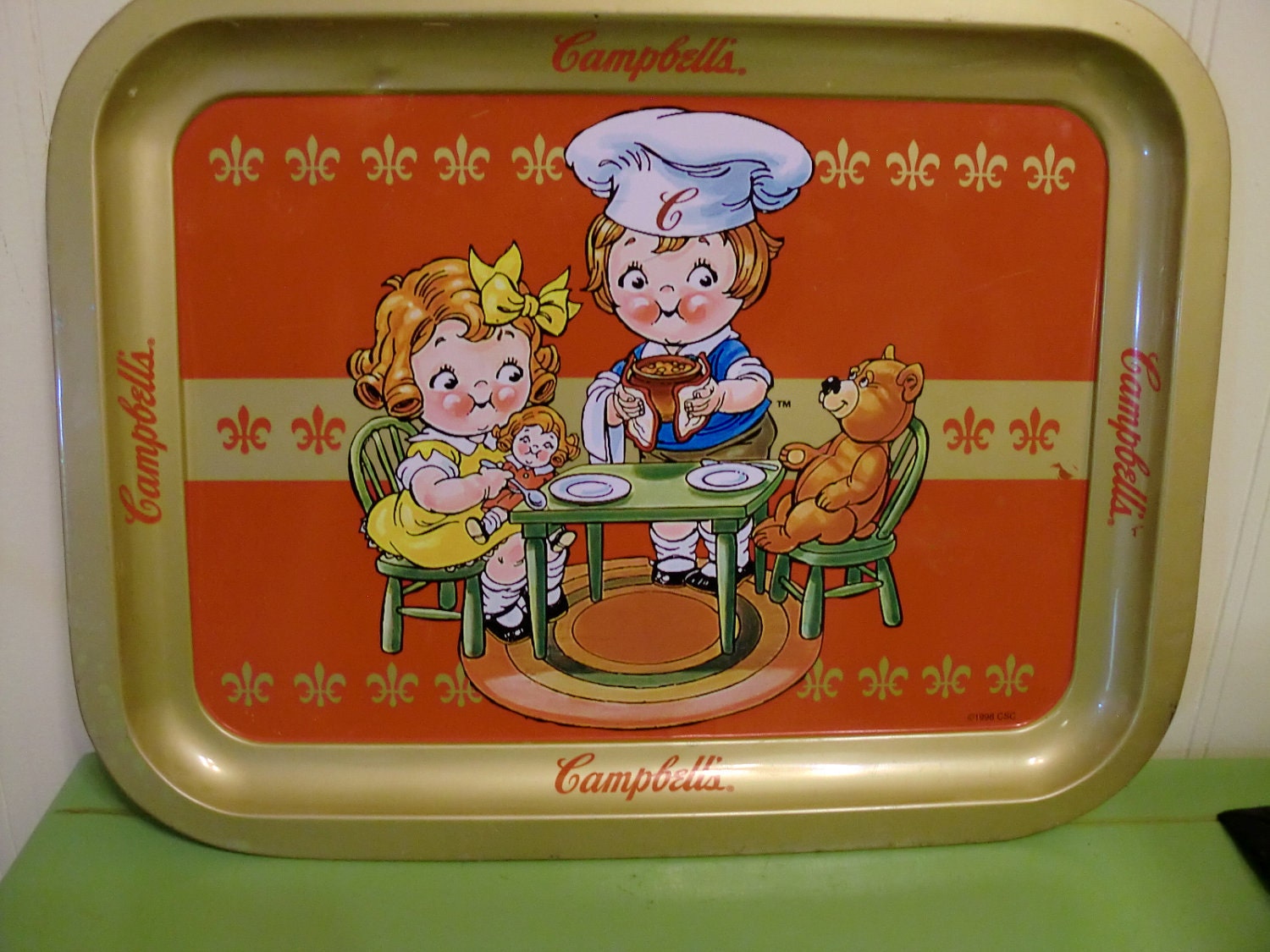 Vintage Campbells Soup Tin Tray