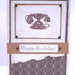 Retro Telephone Happy Birthday Greeting Card - Vintage Inspired For Him - Handmade Paper Card