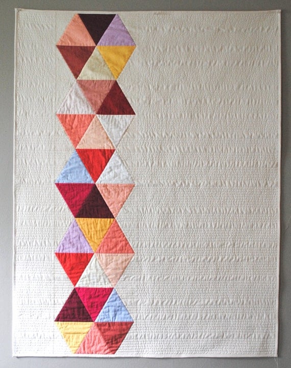 Rose Triangle Bead Quilt