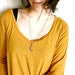 Bird spring necklace ( escape, antique, sparrow ) 03