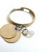 Charms ring ( retro, childhood, grey drop, iridescent, jam, bobo ) 04