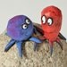 SALE art for lovers, squid sculpture, I DO TOO