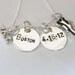 Personalized - Runner - Half Marathon - Marathon - Running - 26.2 - 13.1 - Running Jewelry - Running Necklace - Hand Stamped Necklace