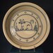 Stoneware Pie Plate - Blue Cat
