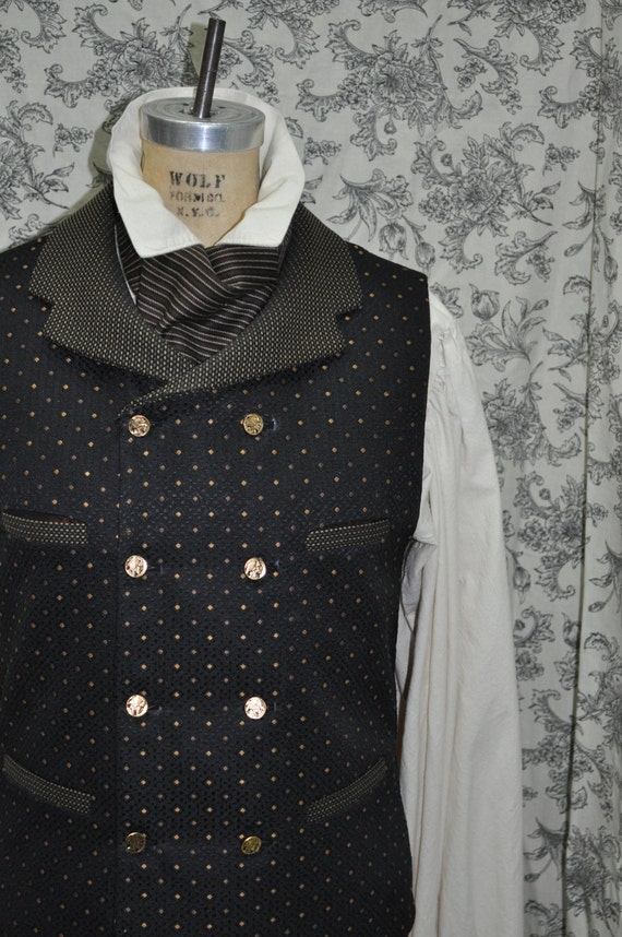 READY-TO-SHIPMen's 1800's Style Double Breasted by OnceUponABustle