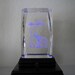 Elephant, 3D Laser Crystal Glass Cube w/LED Base Elephant, Nanas Vintage Shop on Etsy