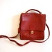 RARE Red Coach Station Satchel