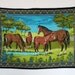 SALE Vintage Horse Tapestry