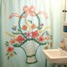 Minty Chenille Shower Curtain