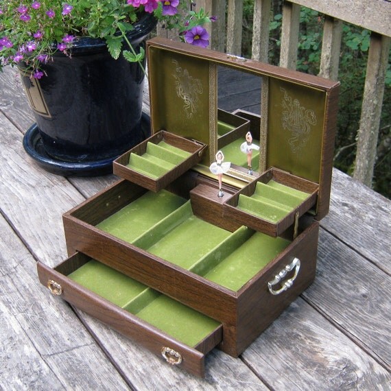 Shabby Lady Buxton Jewelry Box With Ballerina