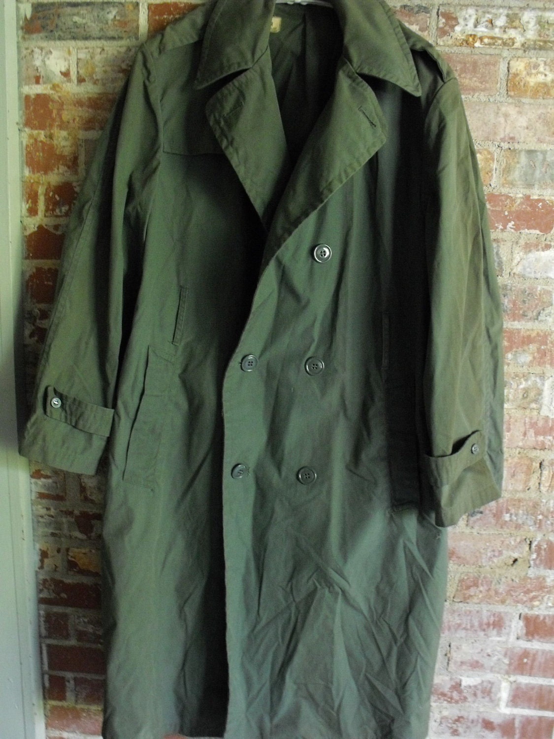 Vintage Military Trench Coat
